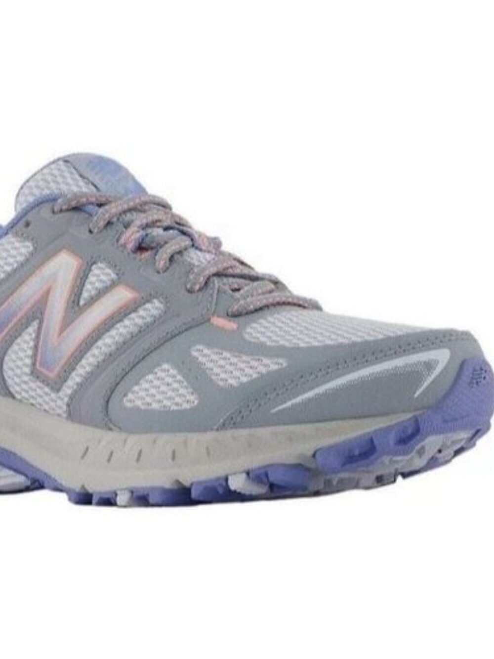 New Balance 412v3 Trail Running Shoes Womens 9 D WIDE Purple Blue Sneakers